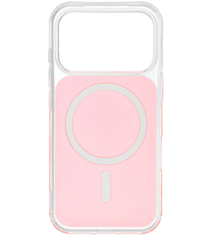 MagSafe Case for Apple iPhone 17e / 16e, OEM, Clear Fusion Mag Cover, Orange