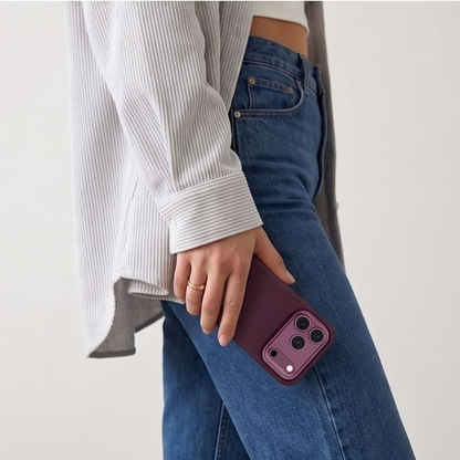MagSafe Case for Apple iPhone 18 Pro / 17 Pro, Tech-Protect, Uniq CC, Burgundy