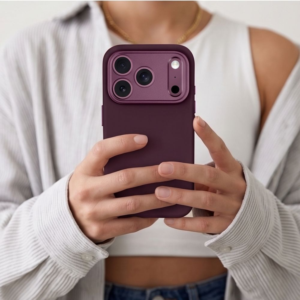 MagSafe Case for Apple iPhone 18 Pro / 17 Pro, Tech-Protect, Uniq CC, Burgundy