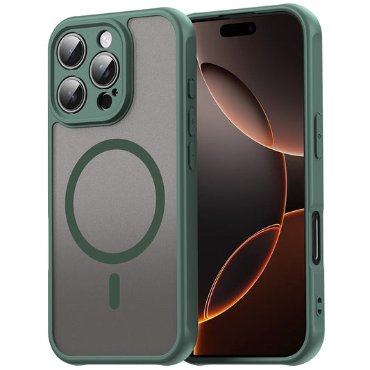 MagSafe Case for Apple iPhone 11 Pro, Techsuit, HaloFrost II, Green