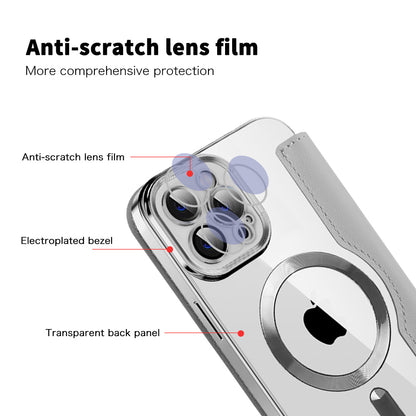 MagSafe Case for Apple iPhone 12 Pro Max, Techsuit, SmartMag Book, Gray