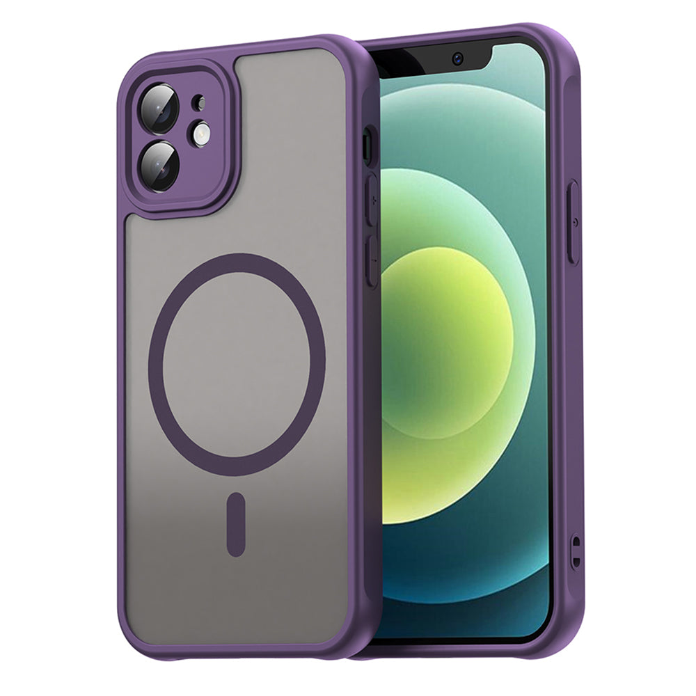 MagSafe Case for Apple iPhone 12, Techsuit, HaloFrost II, Purple