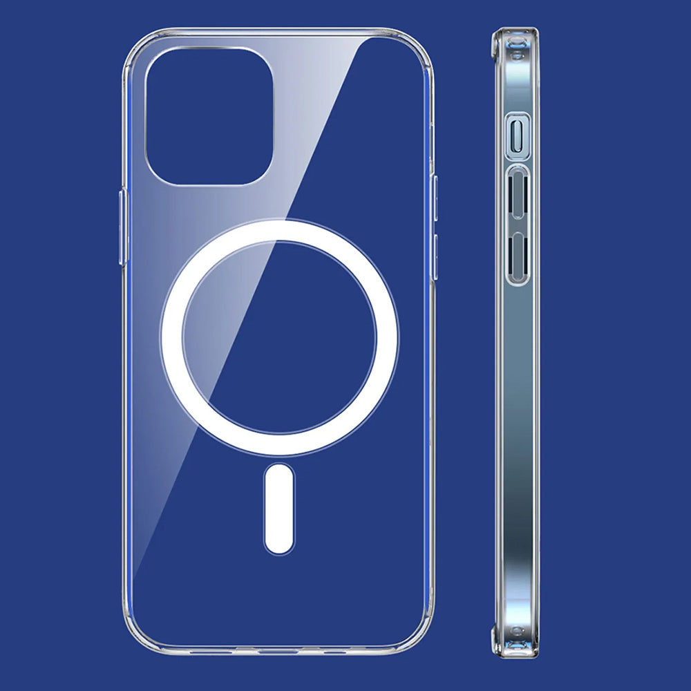 MagSafe Case for Apple iPhone 14 Pro Max, Techsuit, Pro, Transparent