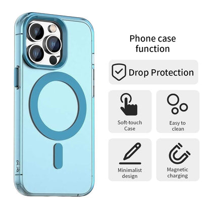 MagSafe Case for Apple iPhone 14 Pro, Techsuit, CandyCase, Blue