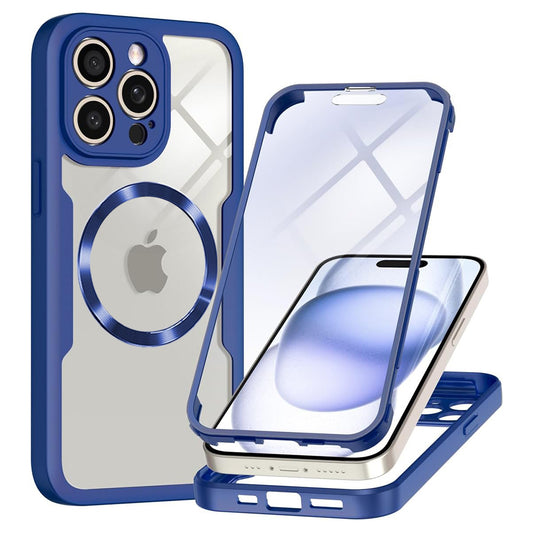 MagSafe Case for Apple iPhone 14 Pro, Techsuit, ColorVerse 360, Blue