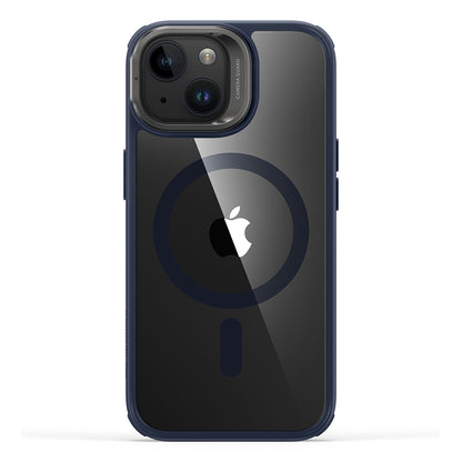 MagSafe Case for Apple iPhone 15 Plus, ESR, Classic Hybrid Kickstand, Navy Transparent