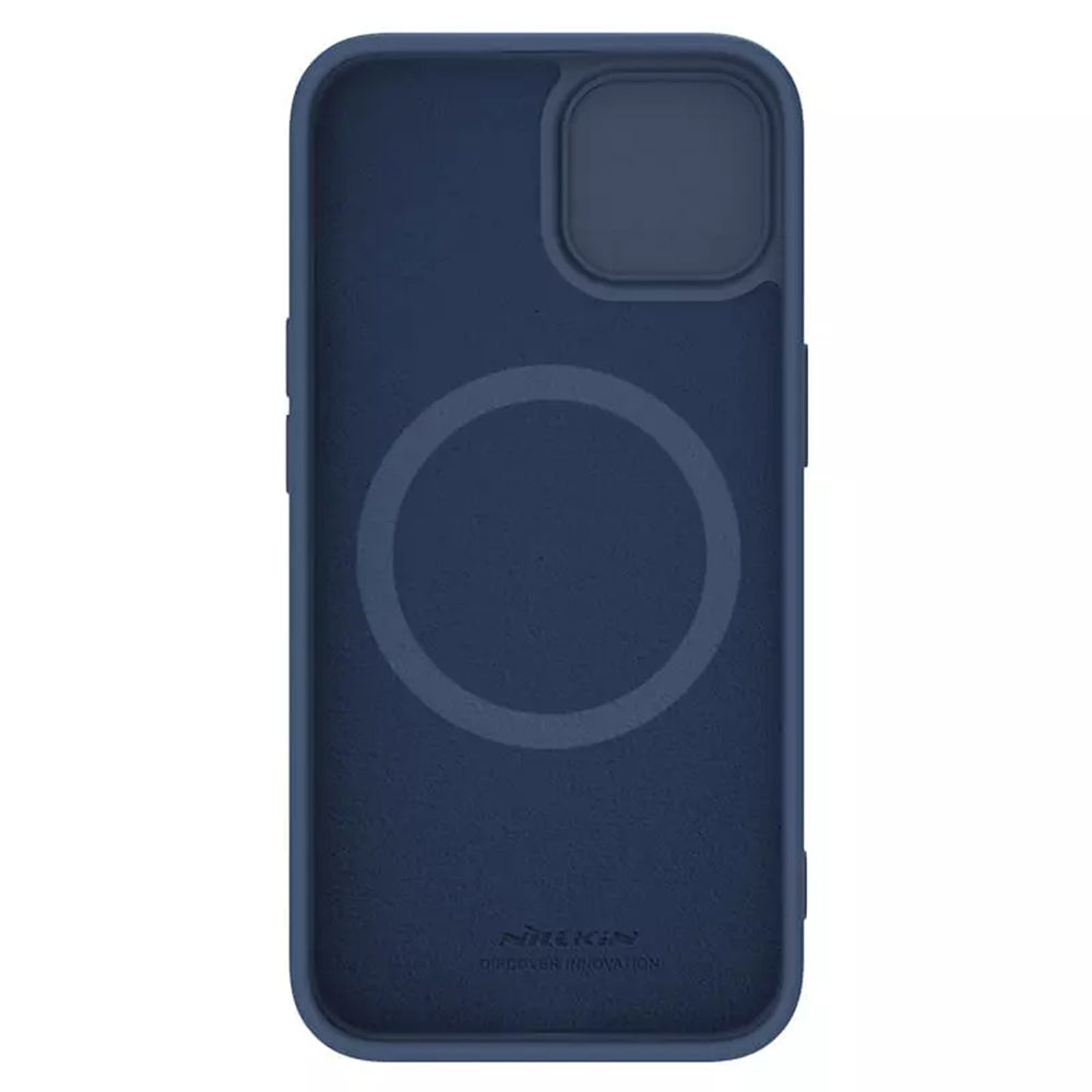 MagSafe Case for Apple iPhone 15 Plus, Nillkin, CamShield Silky, Blue