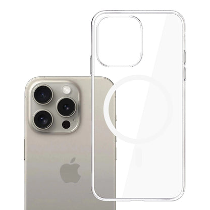 MagSafe Case for Apple iPhone 15 Pro Max, 3MK, Clear MagCase, Transparent