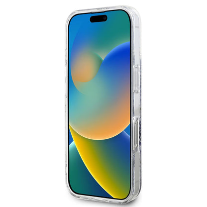 MagSafe Case for Apple iPhone 16, Guess, IML 4G, Blue