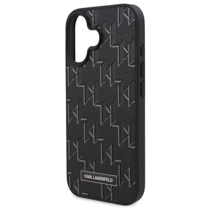 MagSafe Case for Apple iPhone 16, Karl Lagerfeld, Hot Stamp, Black
