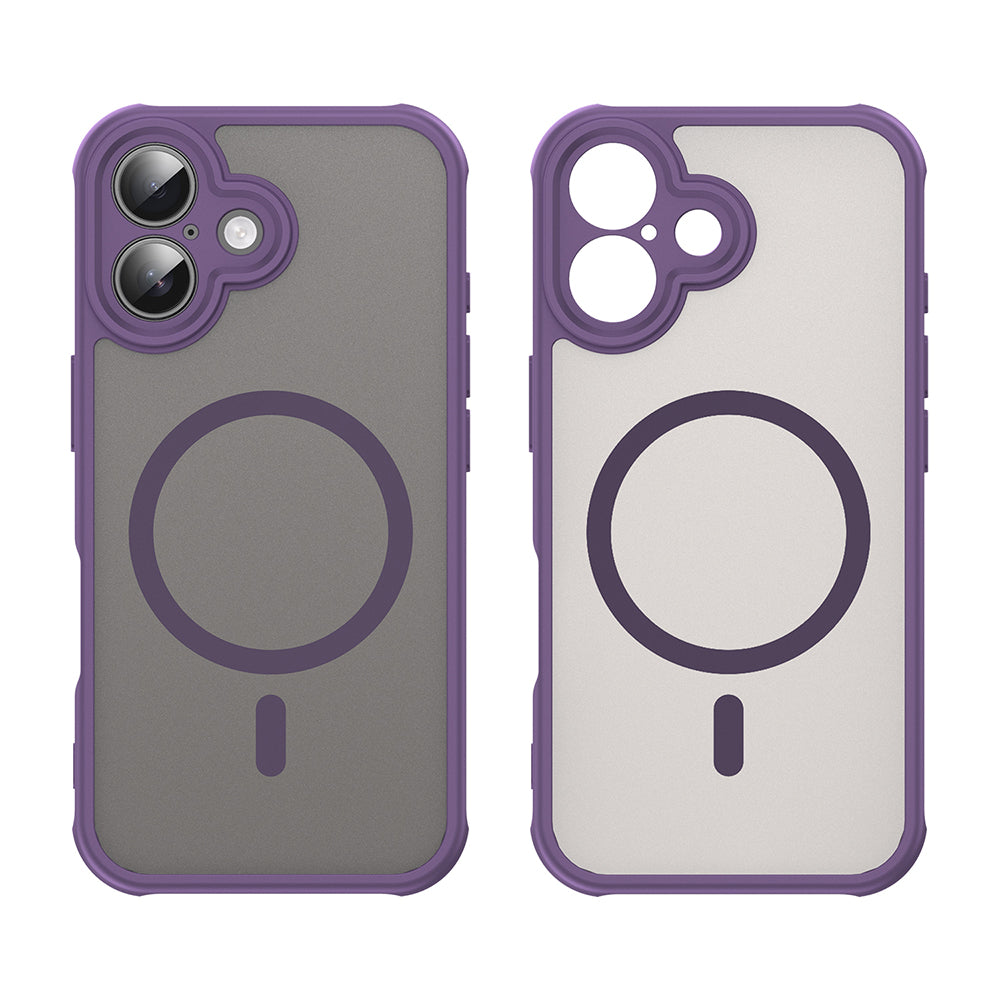 MagSafe Case for Apple iPhone 16 Plus, Techsuit, HaloFrost II, Purple