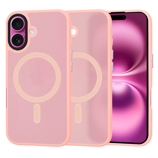 MagSafe Case for Apple iPhone 16 Plus, Techsuit, HaloFrost, Pink