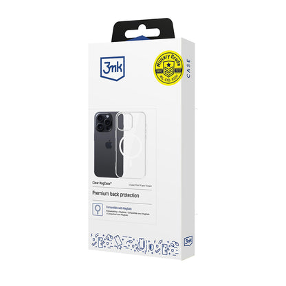 MagSafe Case for Apple iPhone 16 Pro Max, 3MK, Clear MagCase, Transparent