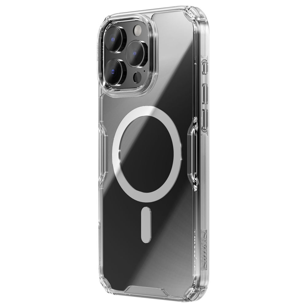 MagSafe Case for Apple iPhone 16 Pro Max, Nillkin, Nature Pro, Transparent