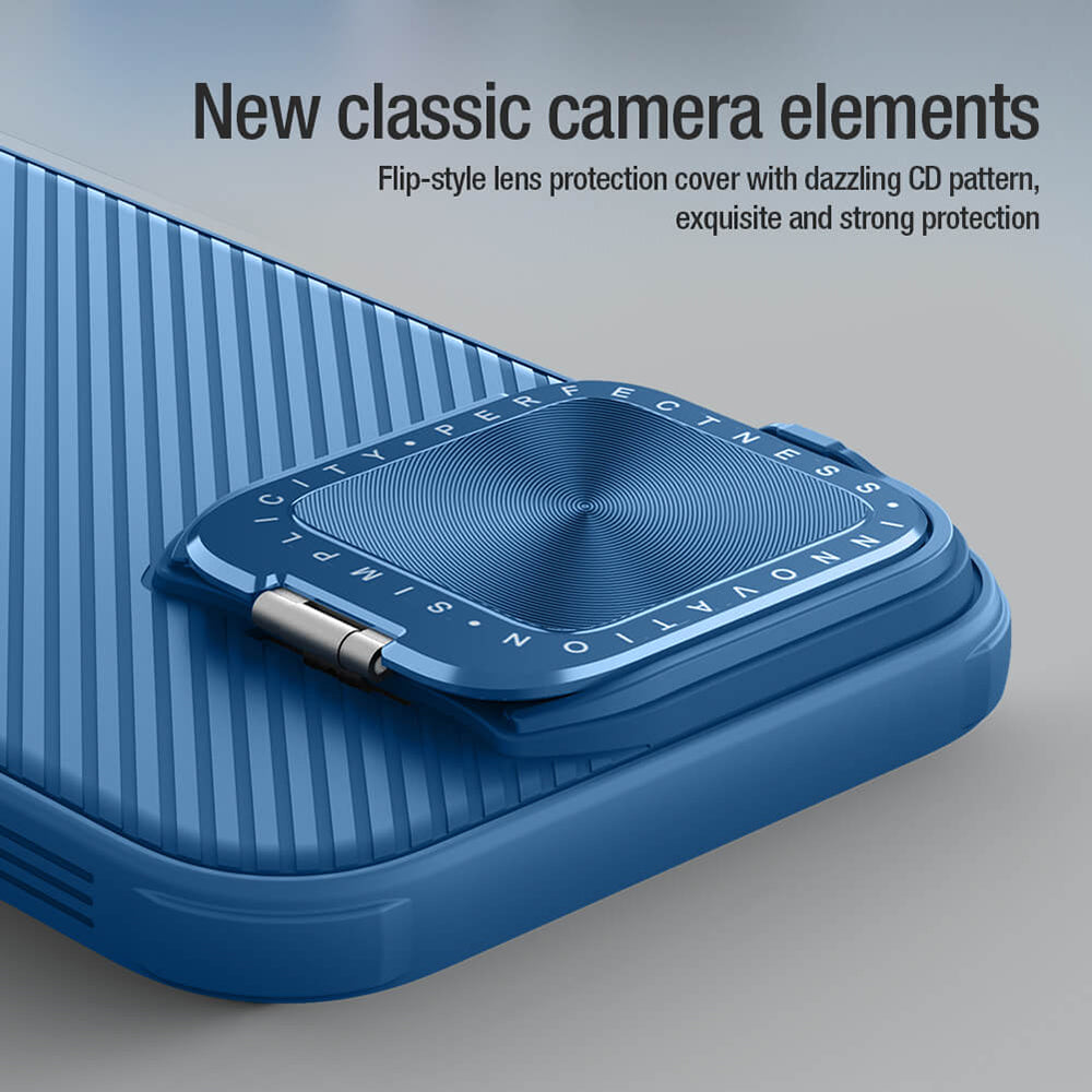 MagSafe Case for Apple iPhone 16 Pro, Nillkin, CamShield Prop, Blue