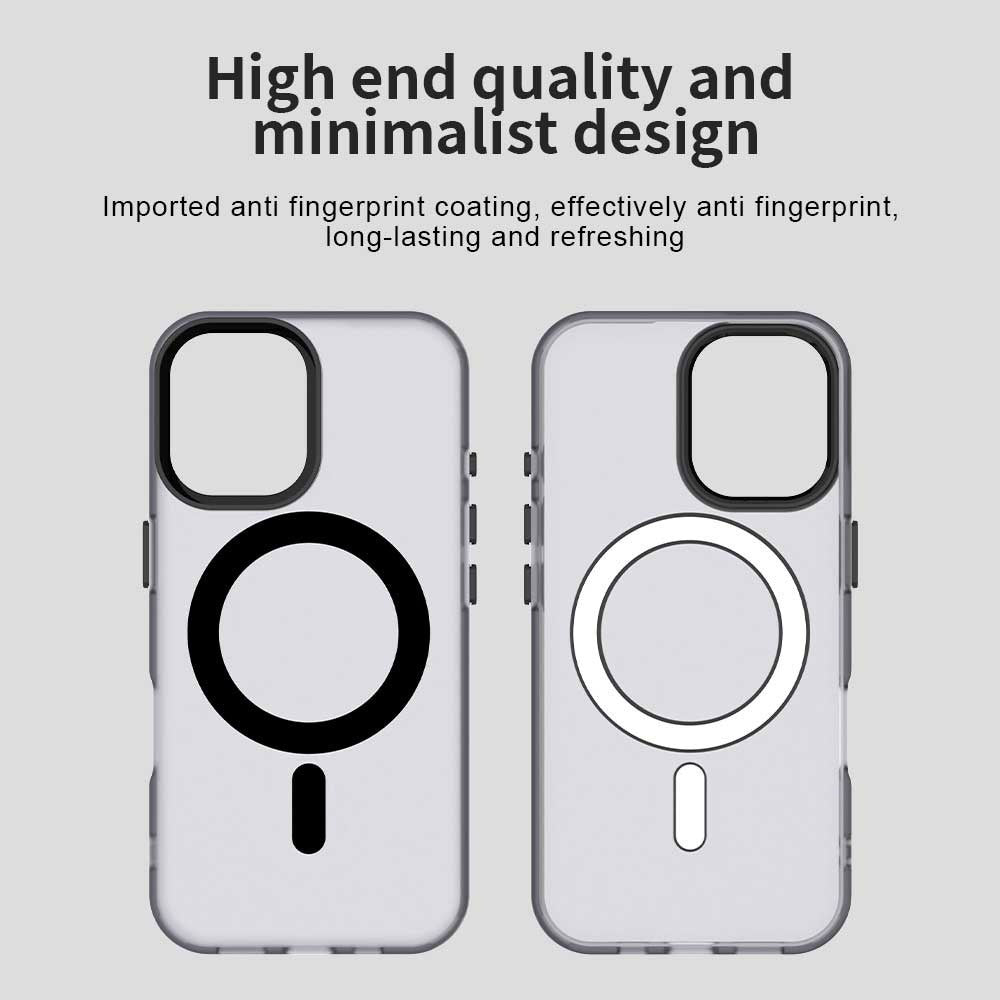 MagSafe Case for Apple iPhone 16, Techsuit, CandyCase, Black