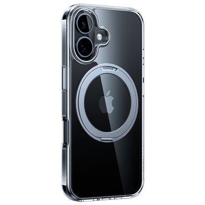 MagSafe Case for Apple iPhone 16, Torras, Ostand Pro, Transparent