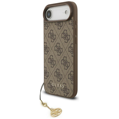 MagSafe Case for Apple iPhone 17 Air, Guess, 4G Charm Cradle, Brown