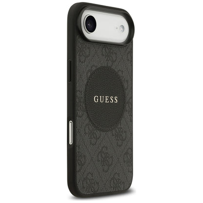 MagSafe Case for Apple iPhone 17 Air, Guess, 4G Circle Classic Logo, Black