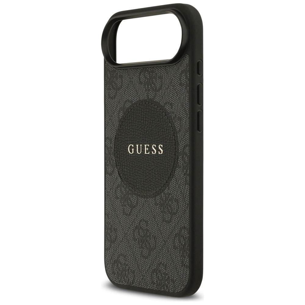 MagSafe Case for Apple iPhone 17 Air, Guess, 4G Circle Classic Logo, Black