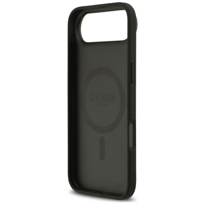 MagSafe Case for Apple iPhone 17 Air, Guess, 4G Circle Classic Logo, Black