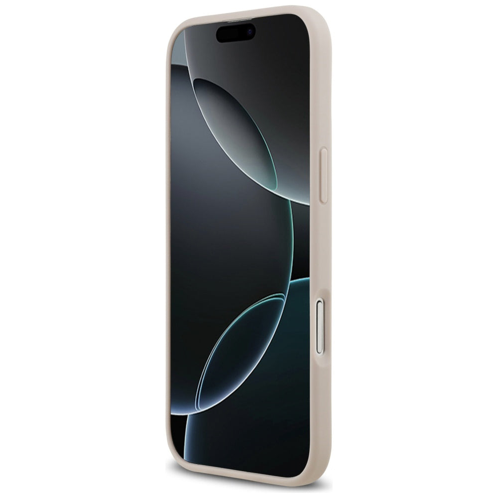 MagSafe Case for Apple iPhone 17 Air, Guess, 4G Circle Classic Logo, Pink