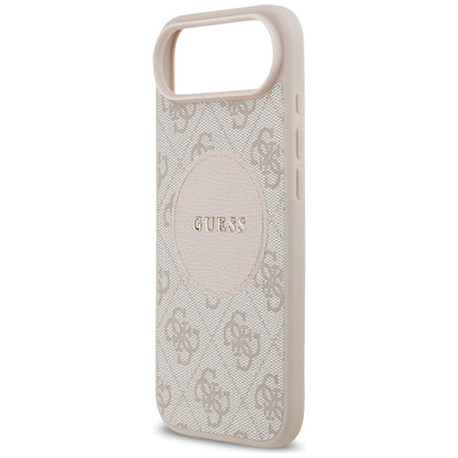 MagSafe Case for Apple iPhone 17 Air, Guess, 4G Circle Classic Logo, Pink