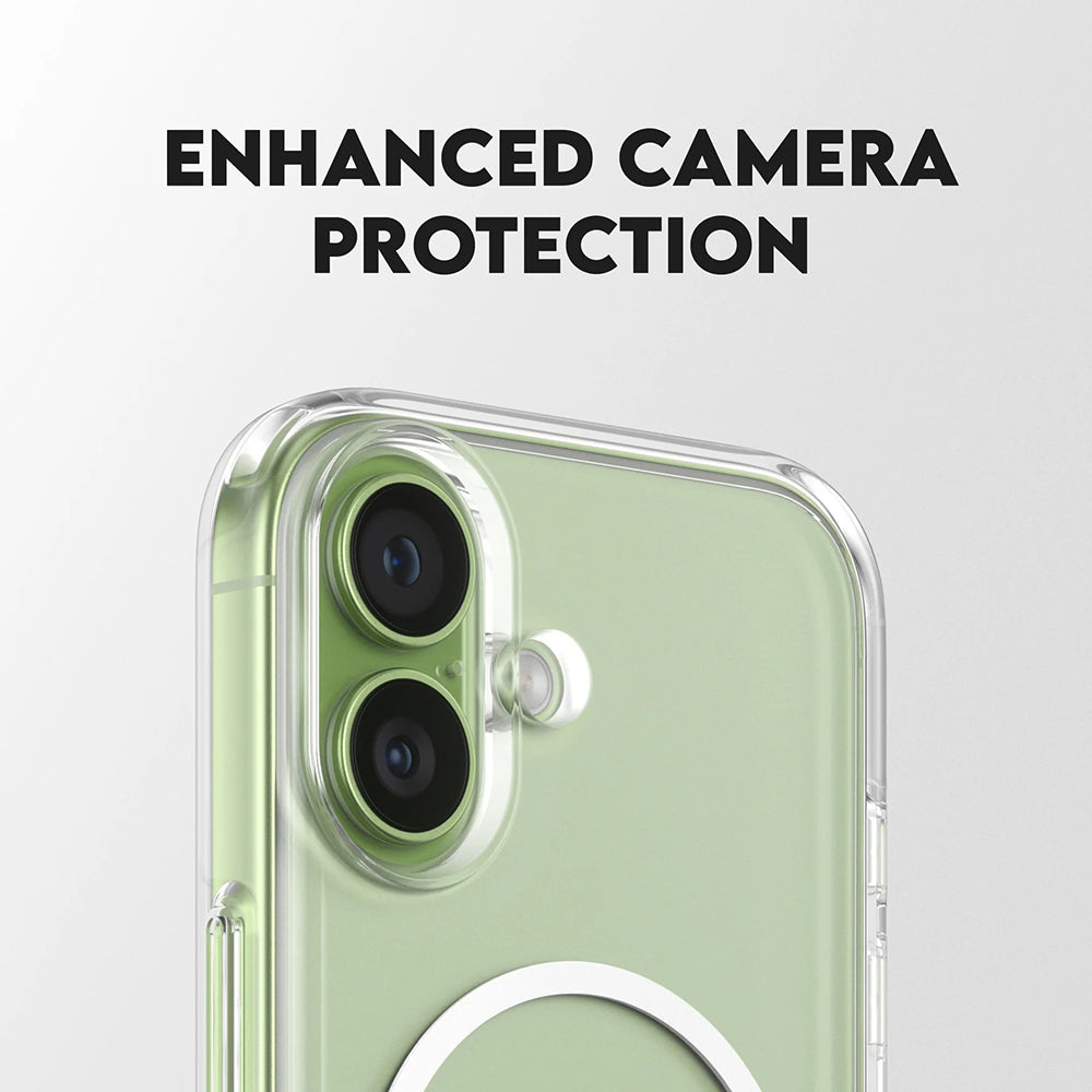 MagSafe Case for Apple iPhone 17, PanzerGlass, Care Feature Kickstand, Transparent