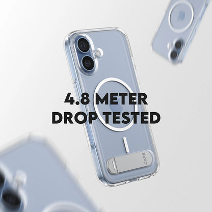 MagSafe Case for Apple iPhone 17, PanzerGlass, Care Feature Kickstand, Transparent