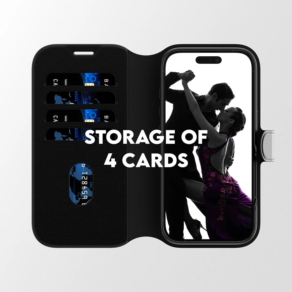 MagSafe Case for Apple iPhone 17, PanzerGlass, Care Feature Tango Two-in-One, Black