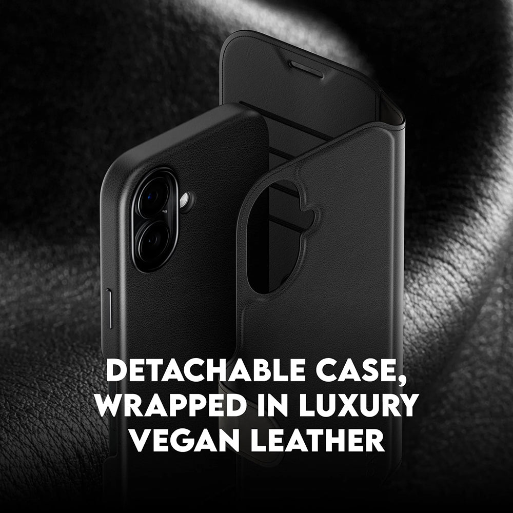 MagSafe Case for Apple iPhone 17, PanzerGlass, Care Feature Tango Two-in-One, Black