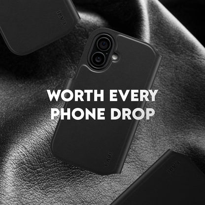 MagSafe Case for Apple iPhone 17, PanzerGlass, Care Feature Tango Two-in-One, Black