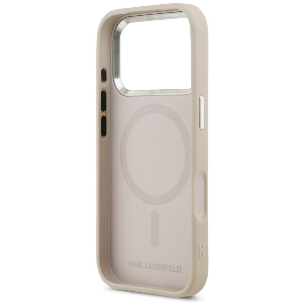 MagSafe Case for Apple iPhone 17 Pro, Karl Lagerfeld, Choupette Pin, Pink