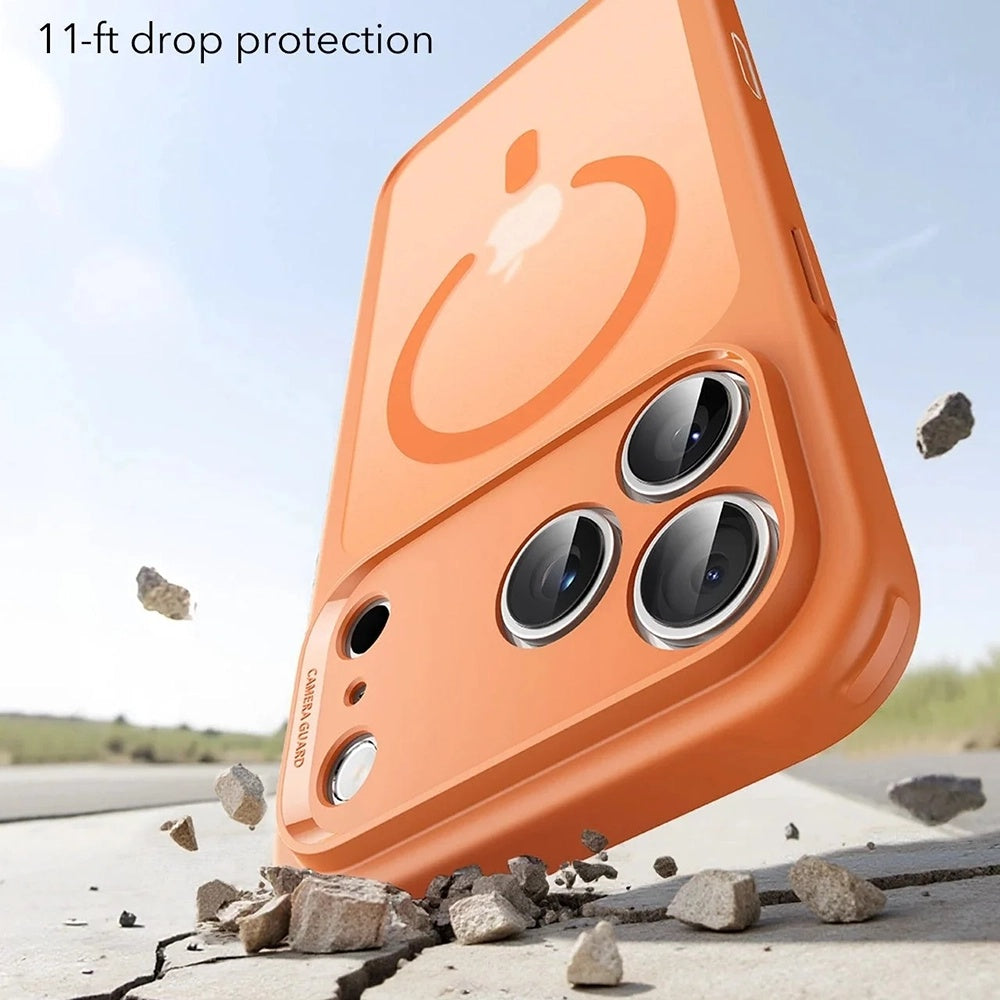MagSafe Case for Apple iPhone 17 Pro Max, ESR, Classic Hybrid Slide, Satin Orange