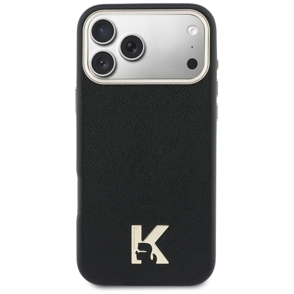 MagSafe Case for Apple iPhone 17 Pro Max, Karl Lagerfeld, Karl Head Logo, Black
