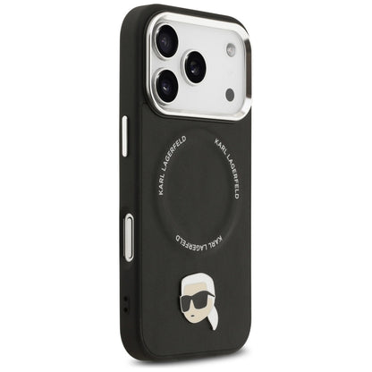 MagSafe Case for Apple iPhone 17 Pro Max, Karl Lagerfeld, Karl Pin, Black