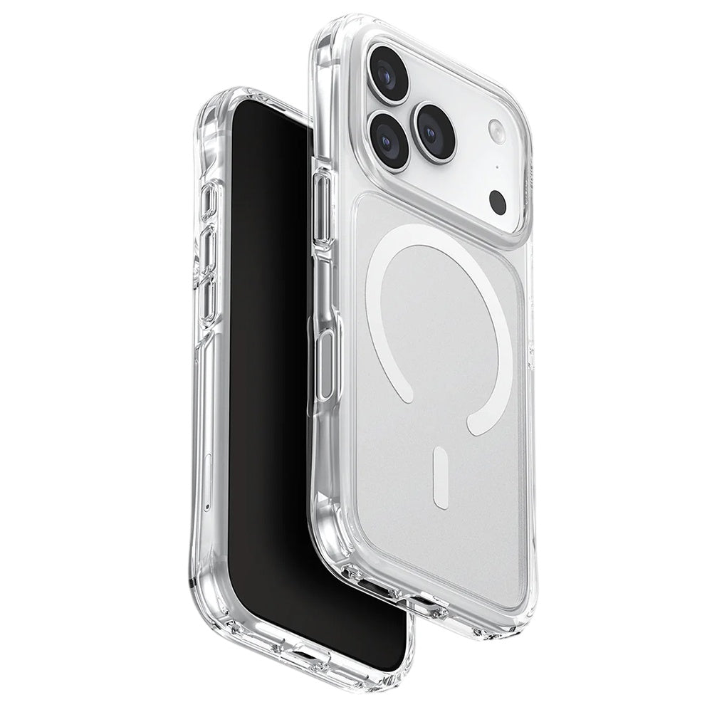 MagSafe Case for Apple iPhone 17 Pro Max, UNIQ, LifePro Xtreme MagClick, Transparent