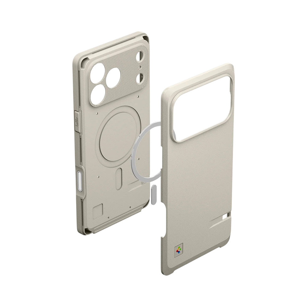 MagSafe Case for Apple iPhone 17 Pro, Spigen, Classic LS, Cream ACS10479