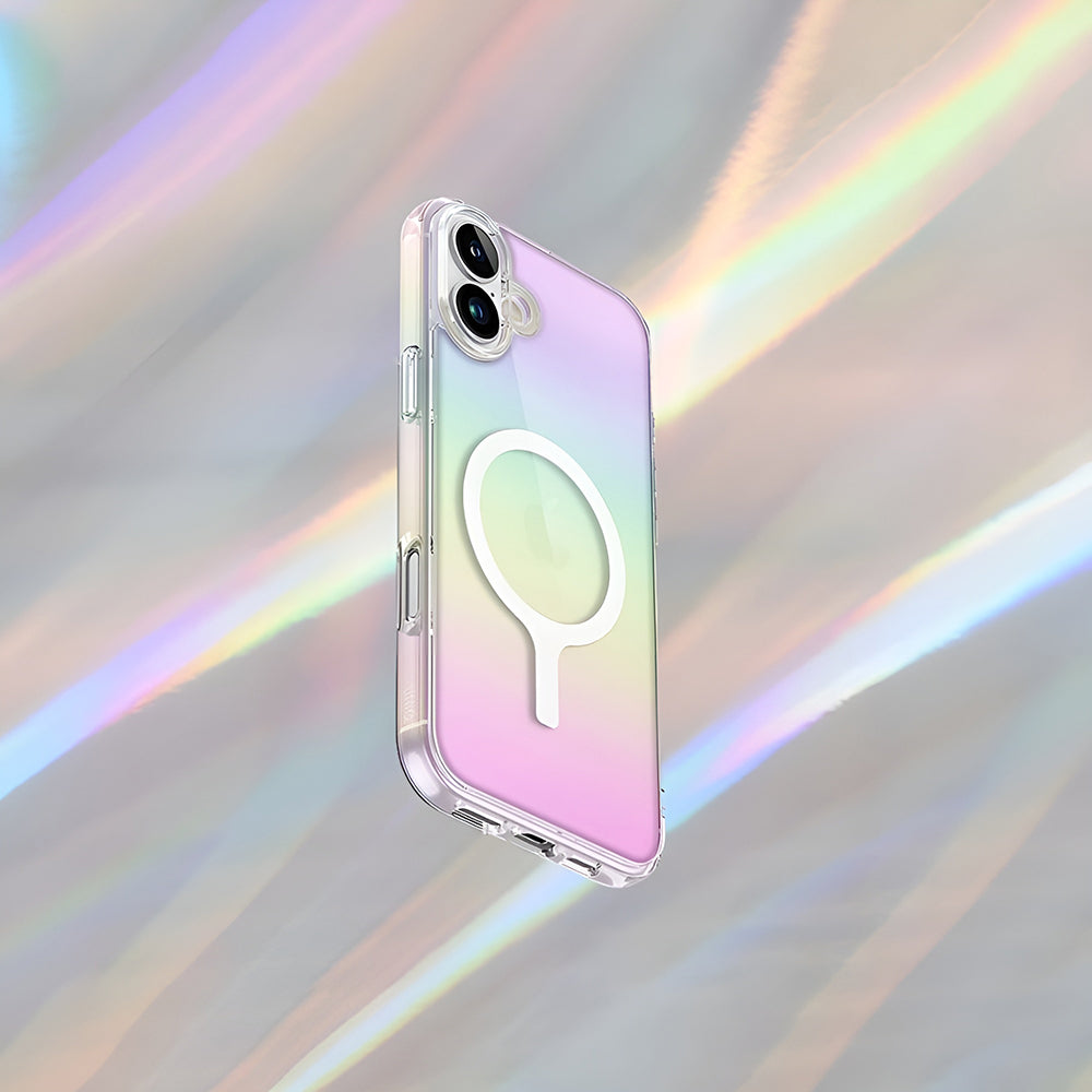 MagSafe Case for Apple iPhone 17 Pro, UNIQ, Iridescia MagClick, Multicolor
