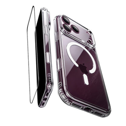 MagSafe Case for Apple iPhone 18 Pro / 17 Pro, ESR, Classic Hybrid with Screen Protector, Transparent
