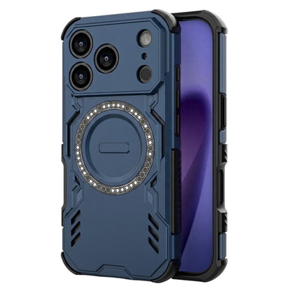 MagSafe Case for Apple iPhone 18 Pro / 17 Pro, Techsuit, ArmorMag, Blue
