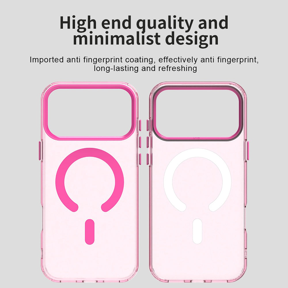 MagSafe Case for Apple iPhone 18 Pro / 17 Pro, Techsuit, CandyCase, Pink