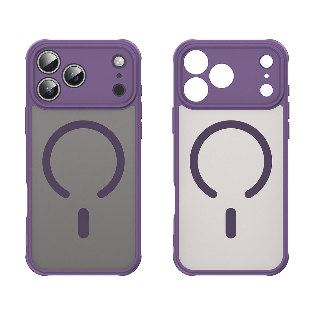 MagSafe Case for Apple iPhone 18 Pro / 17 Pro, Techsuit, HaloFrost II, Purple