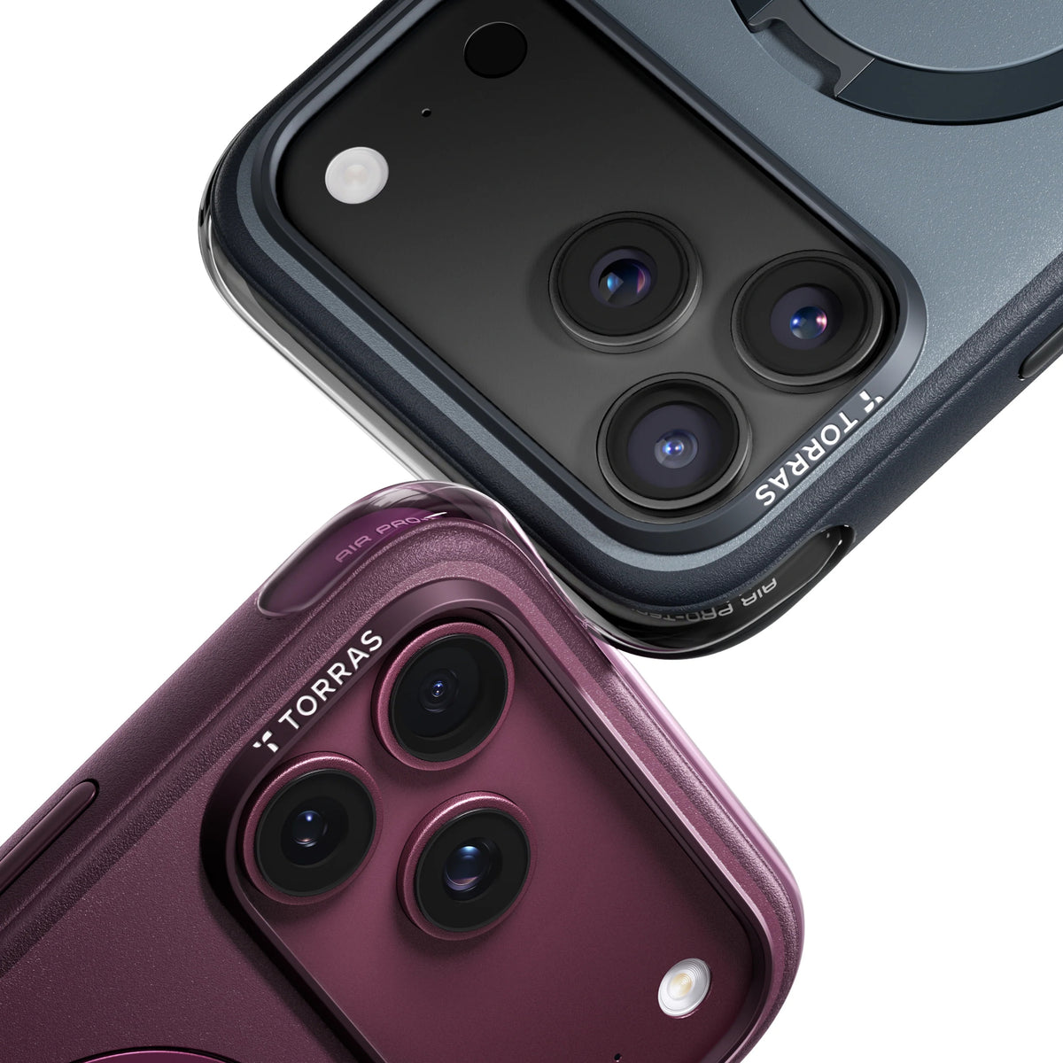 MagSafe Case for Apple iPhone 18 Pro / 17 Pro, Torras, Ostand Q3 Air Essential, Purple