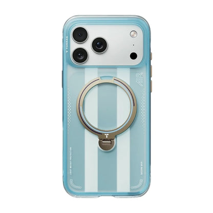 MagSafe Case for Apple iPhone 18 Pro / 17 Pro, Torras, Ostand Q3 Air Football, Blue