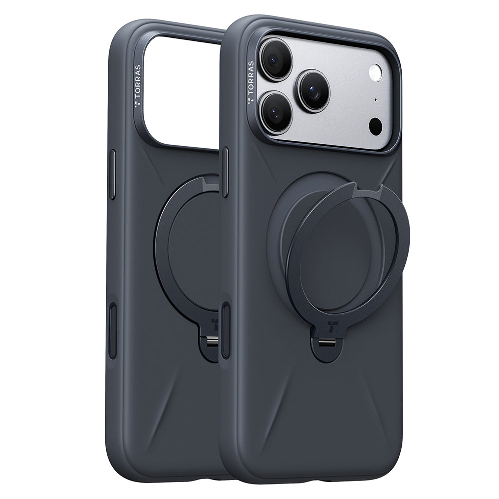 MagSafe Case for Apple iPhone 18 Pro / 17 Pro, Torras, QPRO Silicone, Black