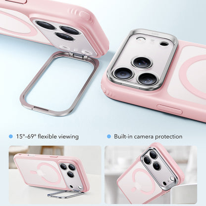 MagSafe Case for Apple iPhone 18 Pro Max / 17 Pro Max, ESR, Classic Hybrid Kickstand, Satin Pink