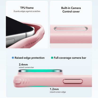 MagSafe Case for Apple iPhone 18 Pro Max / 17 Pro Max, ESR, Classic Hybrid Kickstand, Satin Pink