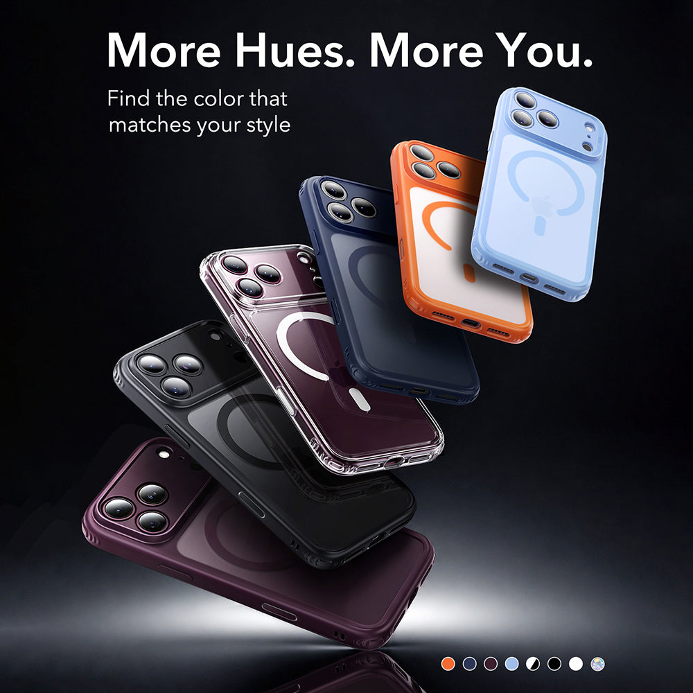 MagSafe Case for Apple iPhone 18 Pro Max / 17 Pro Max, ESR, Classic Hybrid, Satin Orange