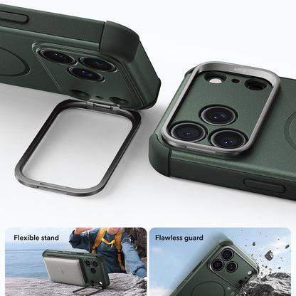 MagSafe Case for Apple iPhone 18 Pro Max / 17 Pro Max, ESR, Cyber Armor Kickstand, Green